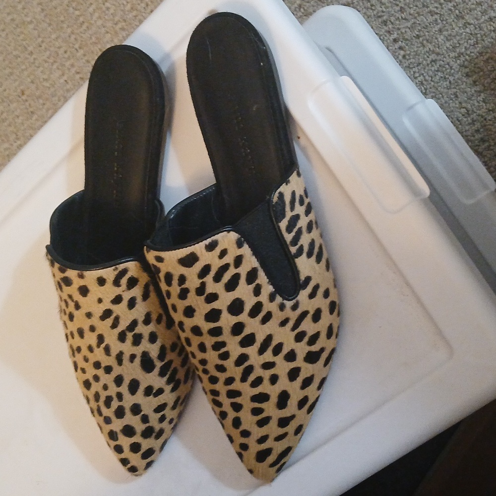 NWOT JENNI KAYNE Pony Hair Mule